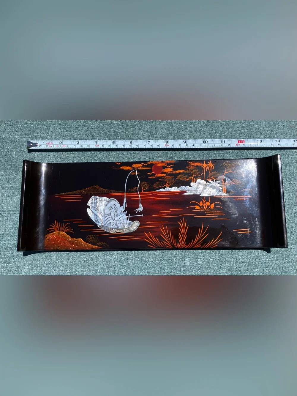 Minh Phuong Vietnamese Lacquer Trinket Tray